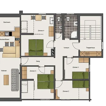 アパート Haus Hubertus - Gaestehaus Sahler *