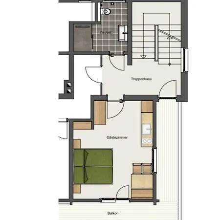 アパート Haus Hubertus - Gaestehaus Sahler パーテネン